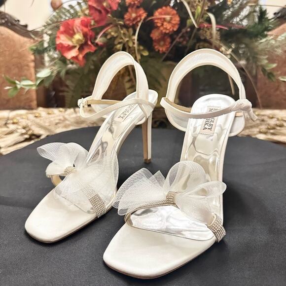 🆕 NIB BADGLEY MISCHKA COLLECTION JESSICA SPECIAL OCCASION SANDALS SZ 9.5 $225 - Picture 4 of 15